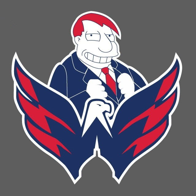 Washington Capitals Simpsons iron on heat transfer